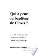 Qui a peur du baptême de Clovis?