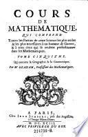 Qui contient la Geographie et la Gnomonique