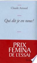 Qui dit je en nous ?