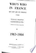 Qui est qui en France