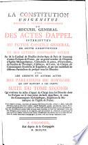 Qui renferme les Actes d'Appel du Clergé dans les Dioceses dont les Eveques ne se sont point declarés Appellans; & ceux des Communautés Ecclesiastiques, Regulieres & Monastiques de l'Eglise de France