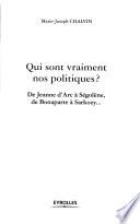 Qui sont vraiment nos politiques?