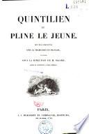 Quintilien et Pline le Jeune