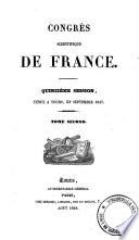 Quinzième session, tenue a Tours, en september 1847