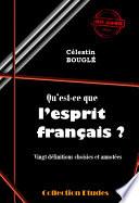 Qu’est-ce que l’esprit français ?