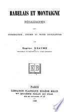 Rabelais et Montaigne