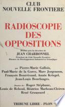 Radioscopie des oppositions