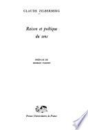 Raison et poétique du sens