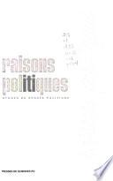 Raisons politiques