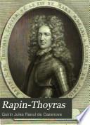 Rapin-Thoyras: sa famille, sa vie et ses oeuvres