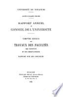 Rapport adressé à M. le ministre de l'instruction publique