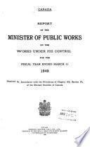 Rapport Annuel - Canada. Travaux Publics Canada