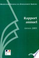 Rapport annuel de l'ONEA : édition 2001