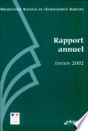 Rapport annuel de l'ONEA : édition 2002