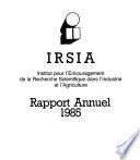 Rapport annuel