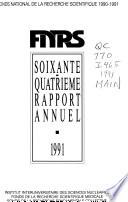 Rapport annuel