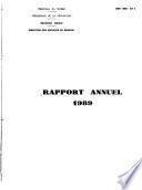 Rapport annuel