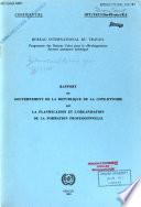 Rapport au gouvernement de la République de la Côte-d'Ivoire sur la planification et l'organisation de la formation professionnelle