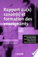 Rapport au(x) savoir(s) et formation des enseignants