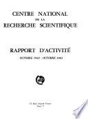 Rapport d'activité