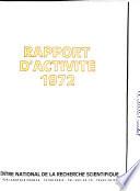 Rapport d'activité