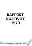 Rapport d'activité