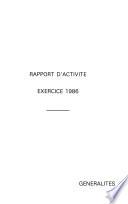 Rapport d'activité - Institut d'émission des départments d'outre-mer