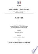 Rapport d'enquête de la commission d'enquête sur l'impact sociétal, social, économique et financier de la réduction progressive du temps de travail