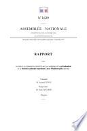 Rapport d'enquête sur les conditions de la privatisation de la Société nationale Corse Méditerranée (SNCM)