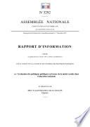 Rapport d'information sur l'évaluation des politiques publiques en faveur de la mixité sociale dans l'éducation nationale