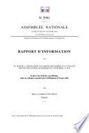 Rapport d'information sur la place des femmes en politique