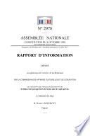 Rapport d'information sur le bilan et les perspectives de trente ans de copie privée