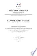 Rapport d'information sur le programme de stabilité pour les années 2015 à 2018 et le programme national de réforme