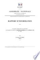Rapport d'information sur le projet de loi relatif à la transition énergétique pour la croissance verte