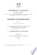 Rapport d'information sur les modalités d'inscription sur les listes électorales