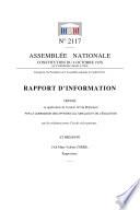 Rapport d'information sur les relations entre l'école et les parents