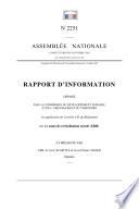 Rapport d'information sur les zones de revitalisation rurale (ZRR)