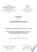Rapport de l'office parlementaire d'évaluation des choix scientifiques et technologiques sur les drones et la sécurité des installations nucléaires