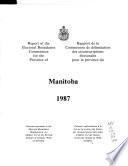 Rapport de la Commission de Délimitation Des Circonscriptions Électorales Pour la Province Du Manitoba, 1976