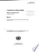 Rapport de la Commission Des Droits de L'homme