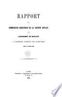 Rapport de la commission directrice de la société royale pour l'encouragement des beaux-arts à l'assemblée générale des sociétaires tenue le 20 mars 1860