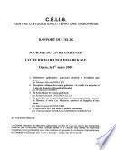 Rapport du CELIG