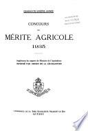 Rapport du Concours de mérite agricole