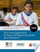 Rapport mondial de suivi sur l'éducation, résumé sur l'égalité des genres 2018