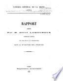 Rapport présenté par M. Alfred Lamouroux ...