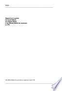 Rapport sur la gestion du Conseil fédéral, du Tribunal fédéral et du Tribunal fédéral des assurances en ...