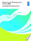 Rapport sur le développement humain 2016