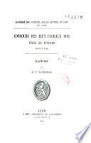 Rapport sur le prix de poésie (Muguet d'or) des Jeux Floraux de 1913 de l'académie de Lyon