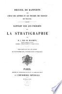 Rapport sur les progrès de la stratigraphie