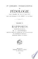 Rapports. 600 p